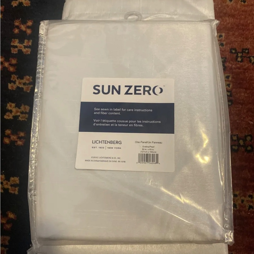sun zero blackout curtains white 50x63